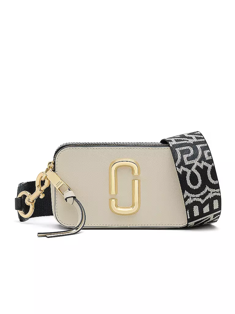 MARC JACOBS Ledertasche Mini Bag THE SNAPSHOT weiss